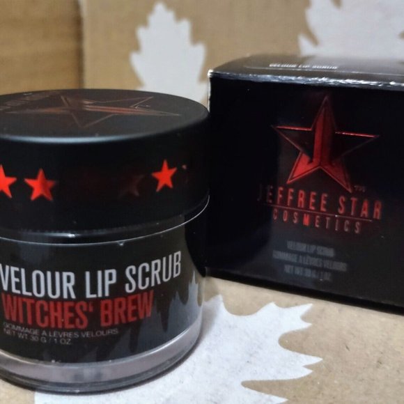 Jeffree Star Cosmetics Velour Lip Scrub Witches Brew Halloween Limited Ed ~ New - Picture 2 of 5